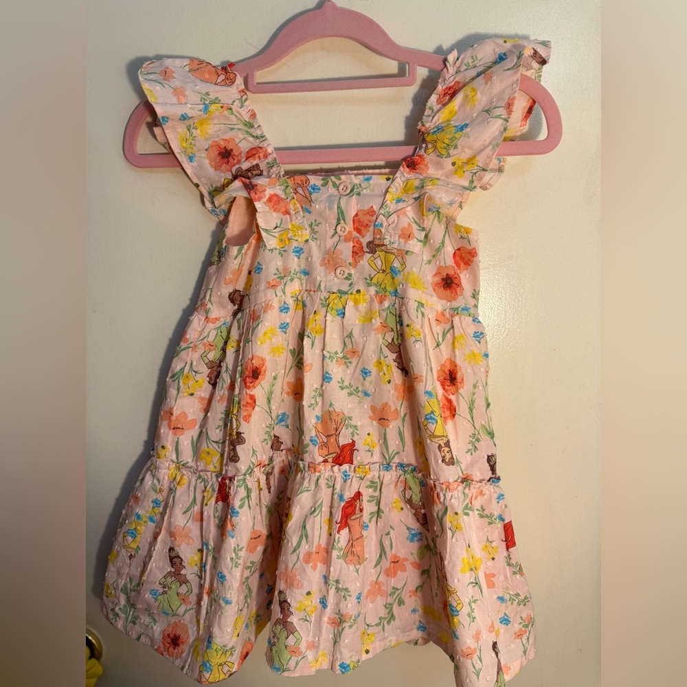 Adorable powder pink Disney princess dress